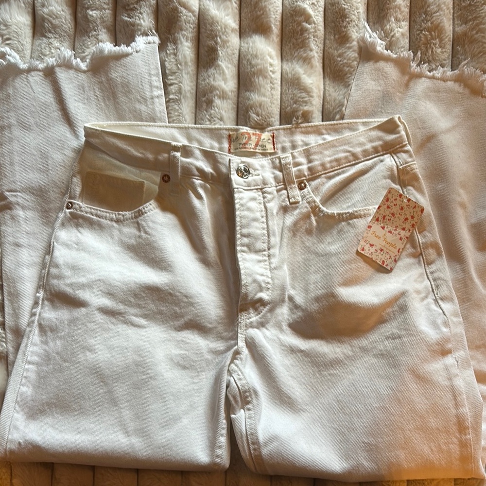 Free People white Denim Jeans